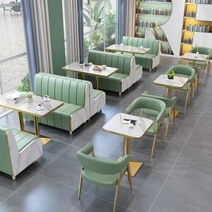 Su misura per la Pizza panificio caffè negozio di tè commerciale di ospitalità Fast Food mobili tavolo e sedia Set stand divano per ristoranti - Product Image 1