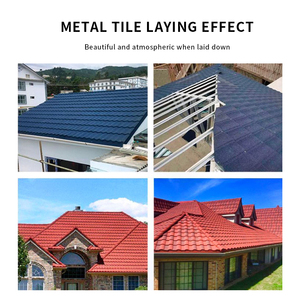 Tegole in Acciaio Truelike Ondulate Ignifughe Impermeabili di Lunga Durata Isolamento Acustico Ecologiche Fornitore Certificato per Tetti - Product Image 5