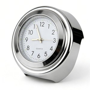 Montre de guidon <span class=keywords><strong>étanche</strong></span> en aluminium avec <span class=keywords><strong>thermomètre</strong></span> et horloge pour <span class=keywords><strong>moto</strong></span>, accessoires de carrosserie, montage durable, 7/8 pouces - Product Image 4