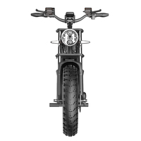 Vélo électrique rétro YIDI New D74 à gros pneus, 250W, pour adultes, moteur haute puissance personnalisé, longue autonomie.