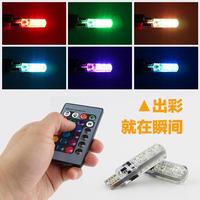 Bombilla LED X-7SEVEN T10 RGB Canbus sin errores, sin polaridad, 194 168 W5W 6000k 4W, control inteligente, luz automática