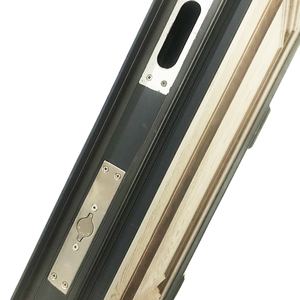 Le moderne porte <span class=keywords><strong>di</strong></span> <span class=keywords><strong>sicurezza</strong></span> domestica con finestre <span class=keywords><strong>di</strong></span> impatto in vetro temperato hanno usato la griglia in ferro incorniciata in acciaio finito <span class=keywords><strong>per</strong></span> l'applicazione esterna - Product Image 4