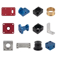 Pièces usinées CNC sur mesure en aluminium anodisé et acier inoxydable, usinage de précision, tournage, électroérosion à fil, fabrication OEM