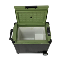 Mini-réfrigérateur portable 12V avec compresseur, grande capacité 30L/40L/50L, avec écran LED, pour la maison et la voiture