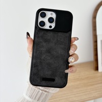Logo personnalisable élégant portefeuille à la mode étui à rabat pour téléphones mobiles étanche PC couverture Compatible 14 Pro
