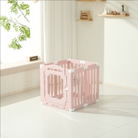 Enclos pour chien d'intérieur adapté aux animaux domestiques, hauteur et épaisseur améliorées, clôture en polyéthylène haute densité écologique, barrière de séparation