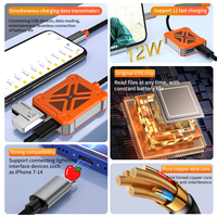 Adaptateur OTG 2-en-1 multifonction, convertisseur d'éclairage USB pour téléphone portable vers clé USB pour iPhone