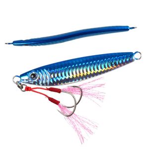 J2 80G Señuelo de Pesca Metal Jig <span class=keywords><strong>Fish</strong></span> Hook Shore Casting Swimbait Cuchara Cebo <span class=keywords><strong>Artificial</strong></span> Láser LAGO Ocean Tackle <span class=keywords><strong>Set</strong></span> - Product Image 5