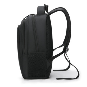 Men's Business Casual Laptop <b>Backpack</b> <b>Large</b> Capacity 20-35L Interior Zipper Pocket Travel <b>Backpack</b> Solid Color Detachable Straps - Product Image 2