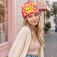 Personnalisez votre propre logo sur un bonnet en jacquard Y2K avec strass, bonnet en tricot d'hiver, streetwear, fabricant, vente en gros, OEM, ODM