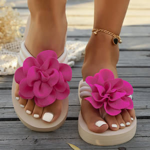 <span class=keywords><strong>รองเท้า</strong></span>ส้นเตารี<span class=keywords><strong>ด</strong></span>แบบสวมสำหรับผู้หญิง ลายดอกไม้ <span class=keywords><strong>พื้น</strong></span>หนา สวมใส่สบาย ใช้งานได้หลากหลาย น้ำหนักเบา เหมาะสำหรับใส่ไปชายหาด - Product Image 6