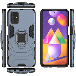 Custodia per telefono con cavalletto magnetico per auto in TPU per PC ibrido per <span class=keywords><strong>Samsung</strong></span> Galaxy M31S M51 <span class=keywords><strong>A51</strong></span> A71 <span class=keywords><strong>Cover</strong></span> per cellulare - Product Image 1