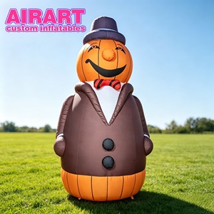 Calabaza Inflable <span class=keywords><strong>Gigante</strong></span> Personalizada para Halloween, Decoración de Jardín con Calabaza Inflable para Fiestas y Decoración de Césped - Product Image 2
