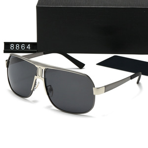 Người đàn ông mới của khung lớn Phân cực Kính mát kim loại UV bảo vệ kính 8864 - Product Image 4