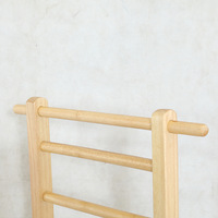 Baril d'escalade réglable en bois pour Pilates - Équipement de gym durable en bois écologique pour le fitness, le yoga et l'entraînement de force