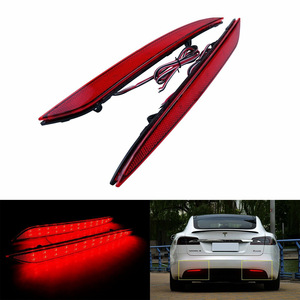 Luces LED para Parachoques Trasero para Tesla Model S, Luces Traseras LED de 12V con Función de Freno y Reversa - Product Image 1