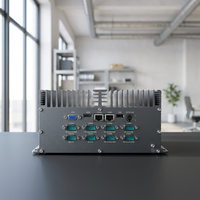 Mini PC industriel sans ventilateur Intel I5-3340M, 2 ports LAN, 10 ports COM, large plage de température, CE RoHS, IPC pour l'automatisation à l'extrémité
