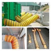 Tuyau de ventilation spiralé flexible en PVC de 16 pouces (400 mm) de 10 mètres, sur mesure, de haute qualité, imperméable et résistant à l'usure