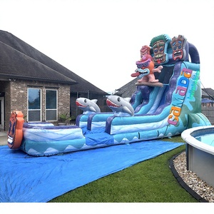 Tobogán Inflable para Piscina con Diseño de Dinosaurio T-Rex Mega Minion, Material de PVC, Capacidad de 800 kg, Certificado CE, Gran Venta - Product Image 1