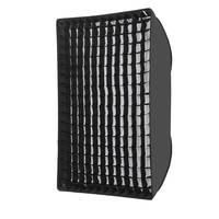 Boîte à lumière pliable 60x90cm à montage rapide avec grille réflectrice et diffuseur pour éclairage photographique Bowens