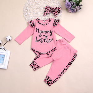 Ropa para Niñas Pequeñas, Ropa Infantil al por Mayor, Conjunto de 2 Piezas, Ropa de Boutique, Traje Rosa, Ropa de Bebé al por Mayor - Product Image 1