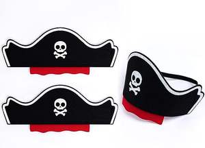 Cappello da pirata per bambini adatto ai bambini di tutte le età cappelli da festa pirata per ragazzi e ragazze vestito operato per borse da festa eventi scolastici per bambini - Product Image 5