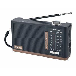 วิทยุพกพา CMIK พร้อมช่องเสียบ USB และ MicroSD สำหรับรับสัญญาณ AM FM SW - Product Image 1