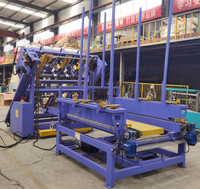 Machine d'assemblage de palettes en bois entièrement automatique, ligne de production de palettes en bois euro avec palettiseur
