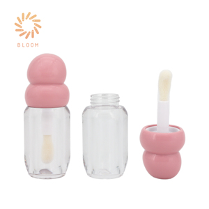 Bán Buôn Bàn Chải Lớn Rỗng Son Bóng Lip Men Container Dễ Thương Hình Nắp Rõ Ràng Nhựa Lip Ống Dầu - Product Image 1
