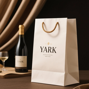 Custom Logo Luxury <b>Gift</b> Carry Paper <b>Bags</b> Cardboard Paper Shopping <b>Bag</b> With Ribbon Handle - Product Image 1