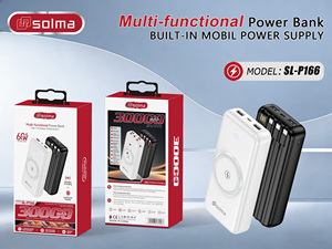 Baterías Externas <span class=keywords><strong>Solma</strong></span> de Venta Caliente, Carga Rápida, para Teléfonos Móviles, 30000mAh, Delgadas y Ligeras, Fáciles de Transportar - Product Image 4