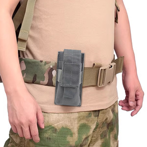 Tactical Flashlight Bag Nylon Molle Outdoor Hiking Waist Pouch Black Military Green Khaki Camouflage M5 Accessory Case - Product Image 2