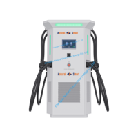 Estación de Carga para Vehículos Eléctricos de Corriente Continua de Alta Potencia CCS2 GBT 480KW 400KW 360KW 320KW, Cargador Industrial para Autos Eléctricos con OCPP