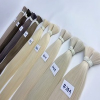 Extensions en vrac crues de cheveux humains vierges doublement étirés en gros sans trame pour le tressage