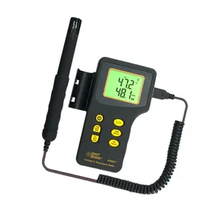 SMART SENSOR AR847 + Medidor de humedad y temperatura, higrómetro, hidrotermómetro, termohigrómetros, psicrómetro