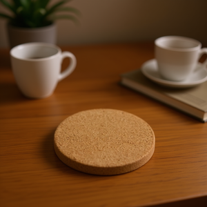 Ilan Round <b>Cork</b> <b>Coaster</b> 15Cm With Adhesive Home Decor - Product Image 2