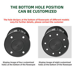 <span class=keywords><strong>Macetas</strong></span> <span class=keywords><strong>de</strong></span> Plástico PP para Jardín al por Mayor con Orificios <span class=keywords><strong>de</strong></span> Drenaje - Duraderas y Ligeras, Capacidad <span class=keywords><strong>de</strong></span> 6-30.3L, Multi-Estilo, Uso Interior/Exterior para Flores - Product Image 2