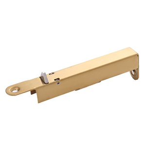 Loquet automatique pour portes à double battant, alliage de zinc, finition brossée, accessoire de quincaillerie de porte de style moderne - Product Image 4
