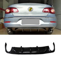 Diffuseur de pare-chocs arrière en fibre de carbone de haute qualité pour VW Passat CC 2009-2012, kit carrosserie avec séparateur de diffuseur arrière