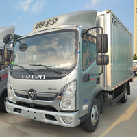 Camión de Carga Ligero Foton Aumark E 4x2, Camioneta Cerrada, Camión de Carga con Volante a la Izquierda/Derecha, Vehículo Comercial de Reparto para Transporte de Mercancías en Almacenes Urbanos