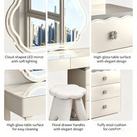 Mueble de tocador de lujo con espejo, estilo moderno, precio competitivo, compatible con OEM y ODM, gran venta, para el hogar