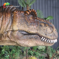Décoration de dinosaure mécanique de parc à thème animatronique modèle T-rex