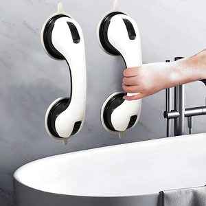 Hot 1/2Pcs Safety Helping Griff Anti-Rutsch-Unterstützung Toilette Badezimmer Safe Haltegriff Griff Vakuum Sauger Saugnapf Handlauf - Product Image 5