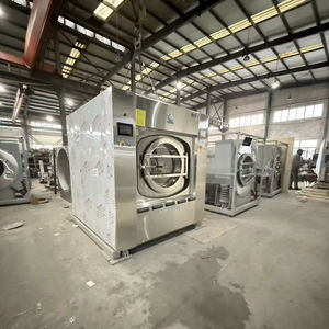 เครื่องซักผ้าอุตสาหกรรมแบบเอียงไฟฟ้า ความจุ 100 กก. สำหรับโรงแรม อุตสาหกรรมก่อสร้าง และการดูแลสิ่งทอ - Product Image 1