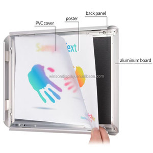 Promotion : Meilleures Ventes – Porte-Affiches A4 en Aluminium avec Clip, Cadres <span class=keywords><strong>pour</strong></span> Photos A1 de 25 mm, Housse en PVC Résistante aux UV - Product Image 1