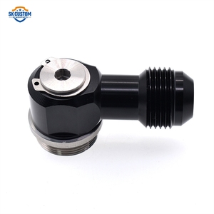 Conector de Aluminio SK CUSTOM para Tanque de Aceite Seco, Conexión Giratoria 12AN ORB a Conexión Banjo Macho 12AN - Product Image 5