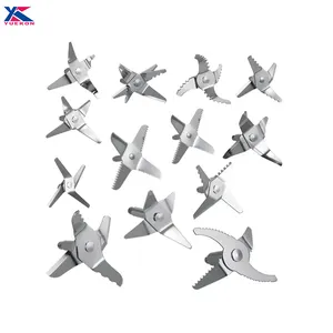 customized stainless steel blender blade aspa para licuadora kitchenaid moulinex blender spare parts 6 blades juicer blender