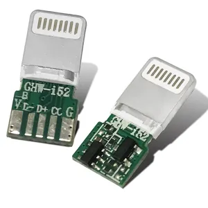 EBEI produk baru kualitas tinggi 8PIN 16p konektor IC hijau dengan papan PCB untuk lampu ios