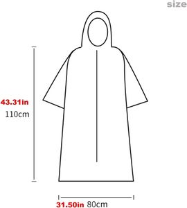Custom Logo Long Sleeve Changing Drying Robe Adult Waterproof <strong>Surfing</strong> Poncho Winter Swimming Windproof Diving <strong>Coat</strong> - Product Image 3
