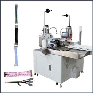 เครื่องจัดเรียงสายเคเบิลแบบหัวเดียวสำหรับเคลือบดีบุก หัวคู่สำหรับตัด ปอก และบิดลวด พร้อมเครื่องจีบในตัว - Product Image 4